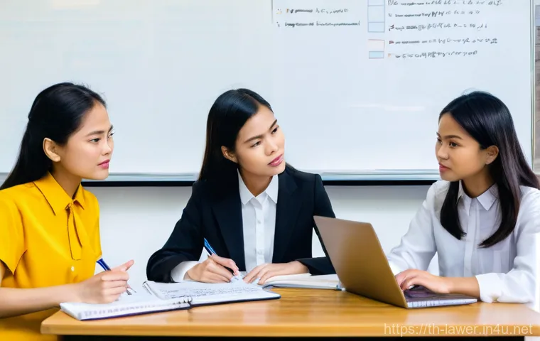 변호사 시험 과목별 학습 방법 - **Prompt 1: Focused and Stress-Free Study Session**
    A female Thai law student, in her early 20s,...