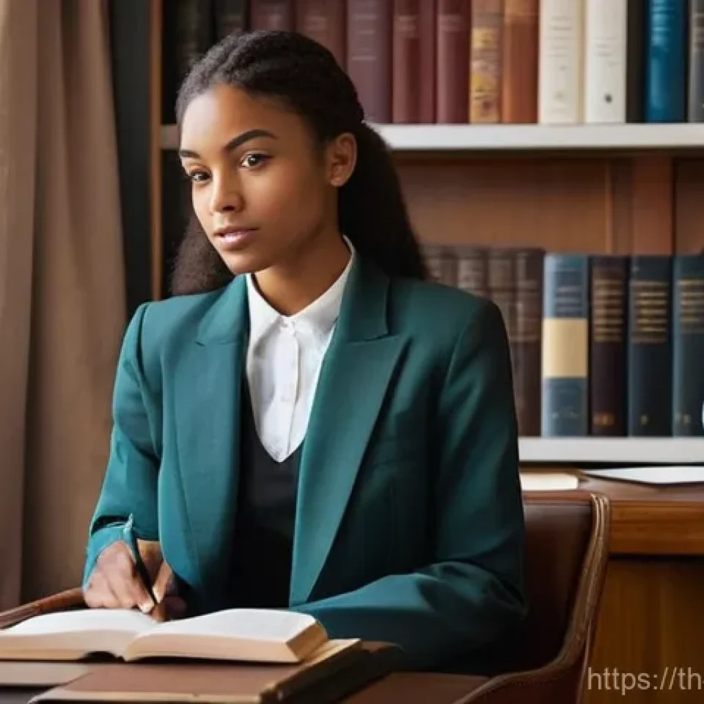 변호사 시험에서 필기와 실기의 비중 - **Prompt 1: Focused Law Student in a Cozy Study Nook**
    "A young woman in her early twenties, wit...