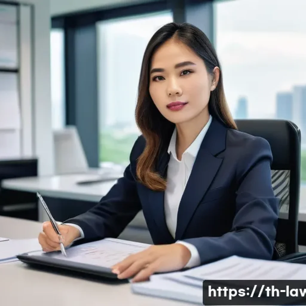 변호사 실무에서 많이 쓰는 프로그램 - **Prompt for Case Management Software:**
    "A professional Thai female lawyer, in her early 30s, d...